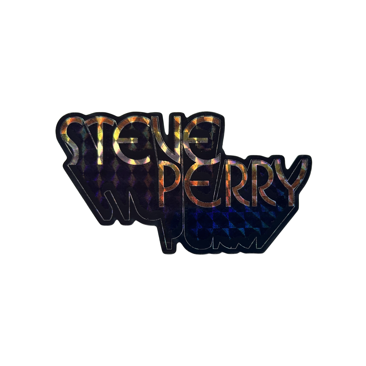 Steve Perry Vintage-Style Prismatic Die-Cut Sticker